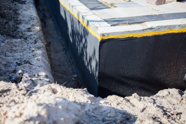 Professional Waterproofing technician working in Englishtown, NJ
